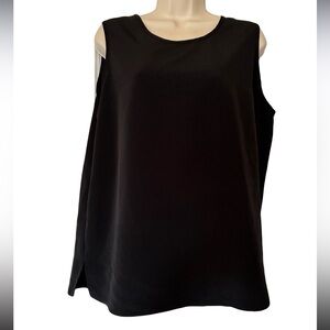Elegant Black Sleeveless Tank Top